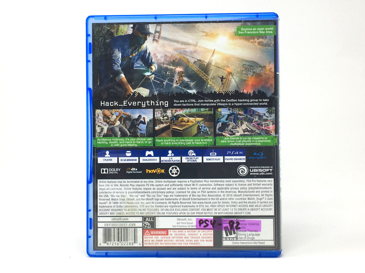 Watch Dogs 2 • Playstation 4
