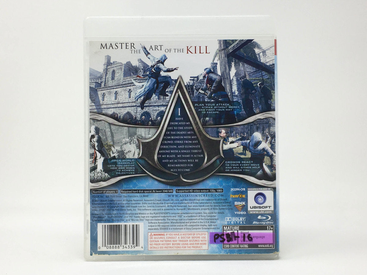 Assassin's Creed • Playstation 3