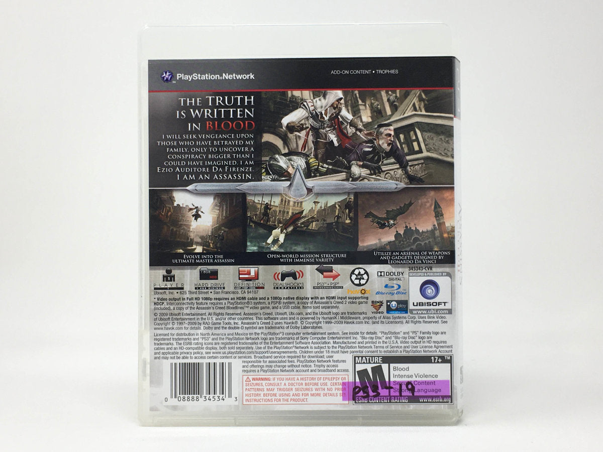 Assassin's Creed II • Playstation 3