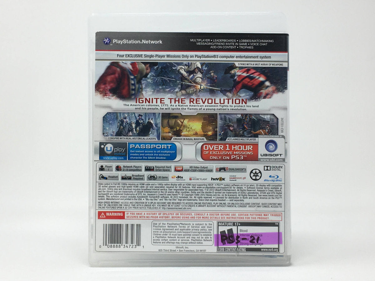 Assassin's Creed III • Playstation 3