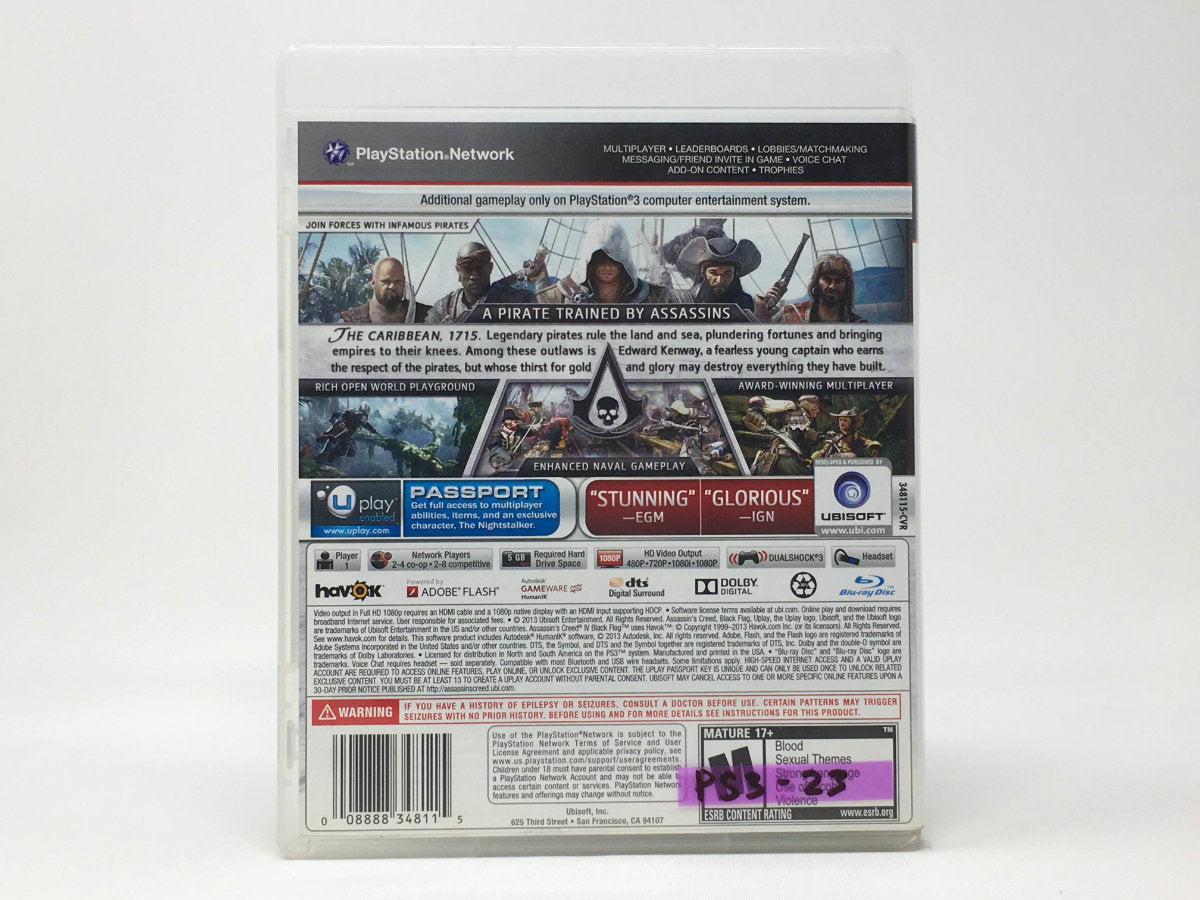 Assassin's Creed IV: Black Flag • Playstation 3