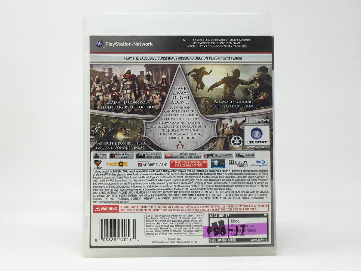 Assassin's Creed: Brotherhood • Playstation 3