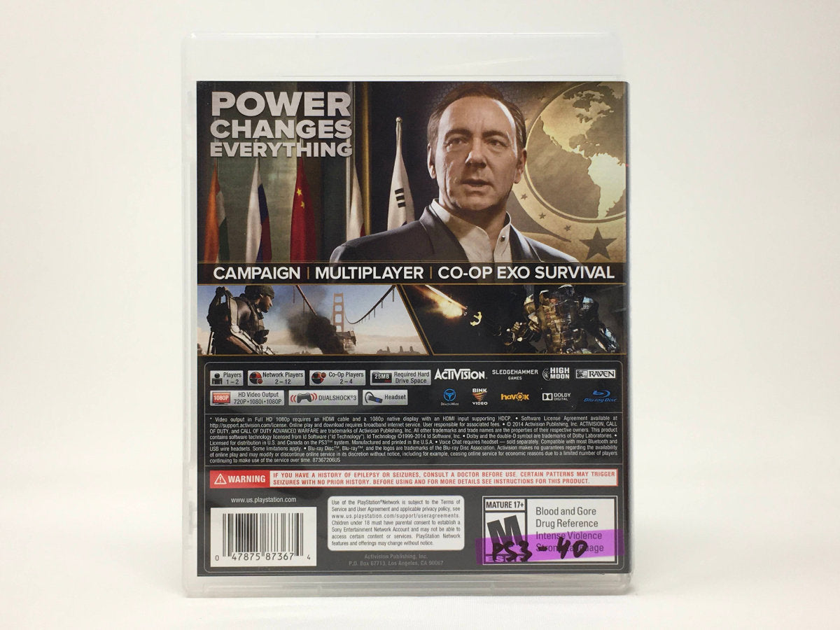 Call of Duty: Advanced Warfare • Playstation 3