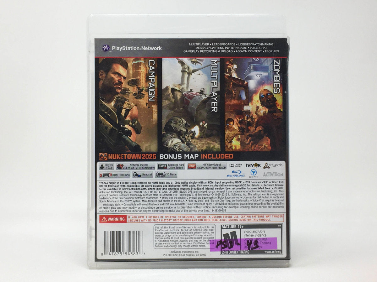 Call of Duty: Black Ops II • Playstation 3