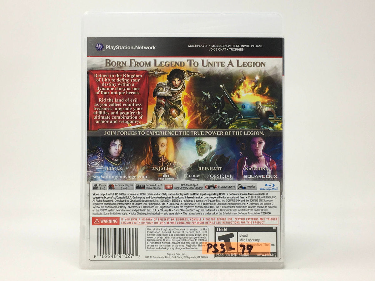 Dungeon Siege III • Playstation 3