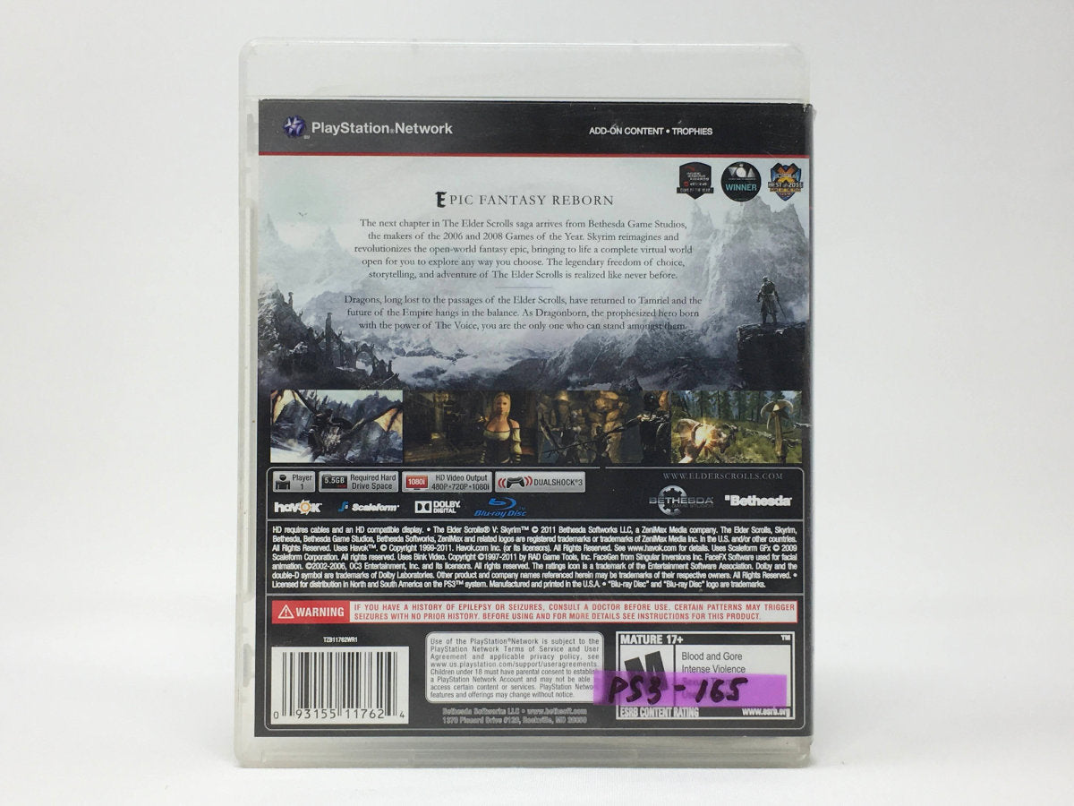 The Elder Scrolls V: Skyrim • Playstation 3