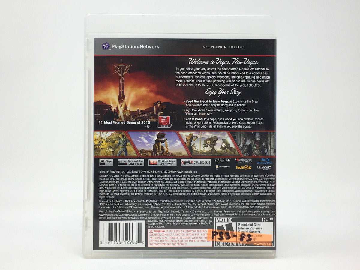 Fallout: New Vegas • Playstation 3