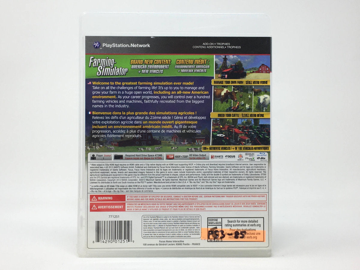 Farming Simulator (2013) • Playstation 3