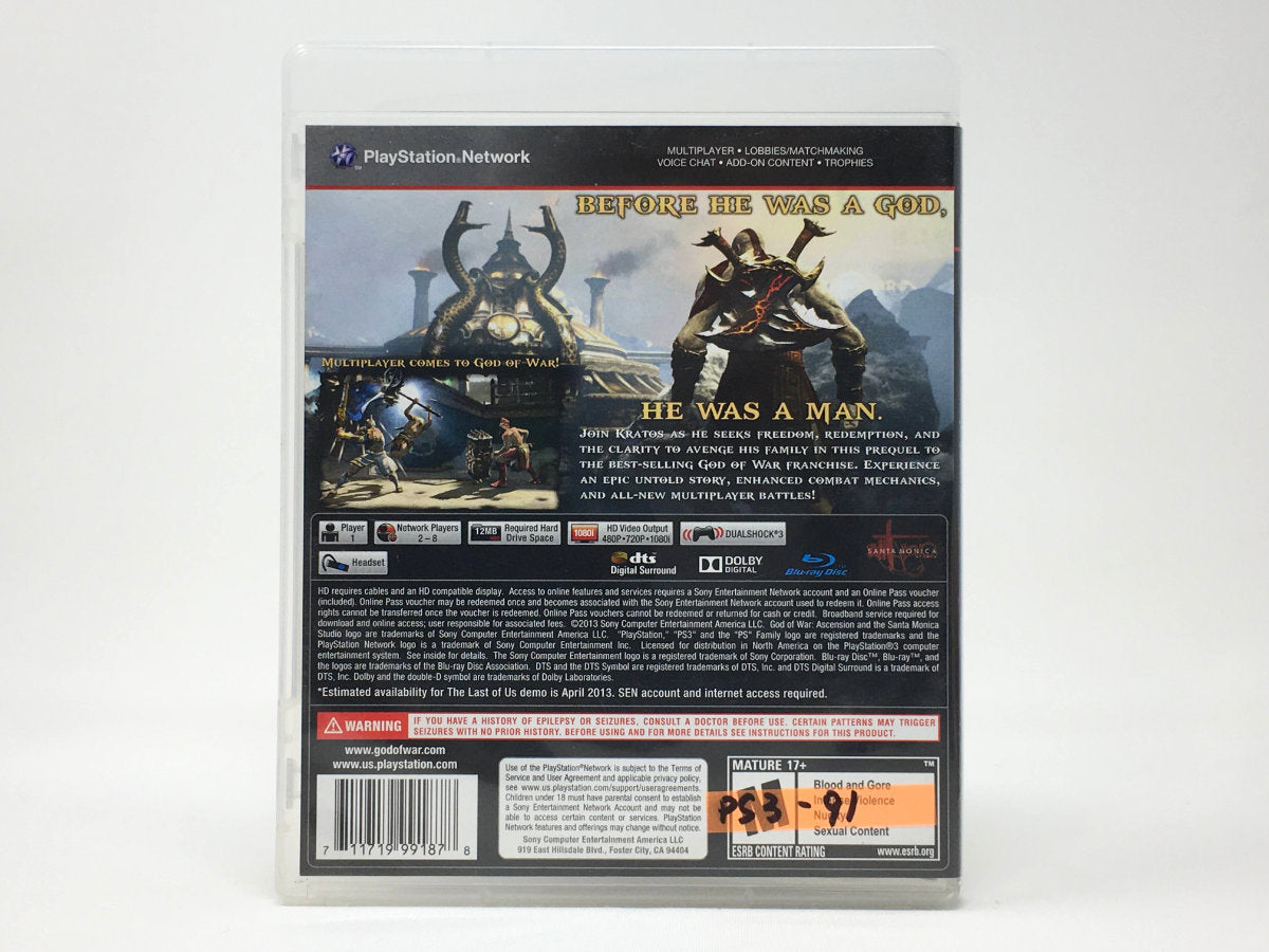 God of War: Ascension • Playstation 3
