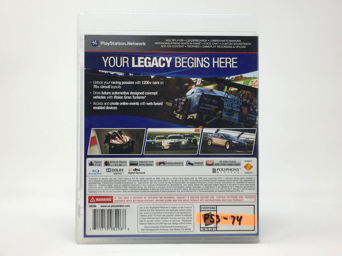 Gran Turismo 6 • Playstation 3