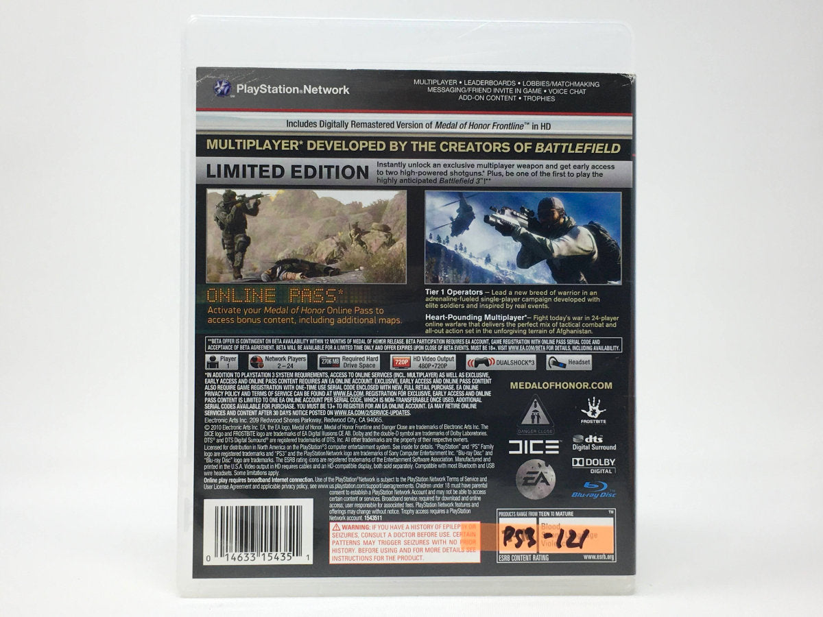 Medal of Honor – Limited Edition • Playstation 3