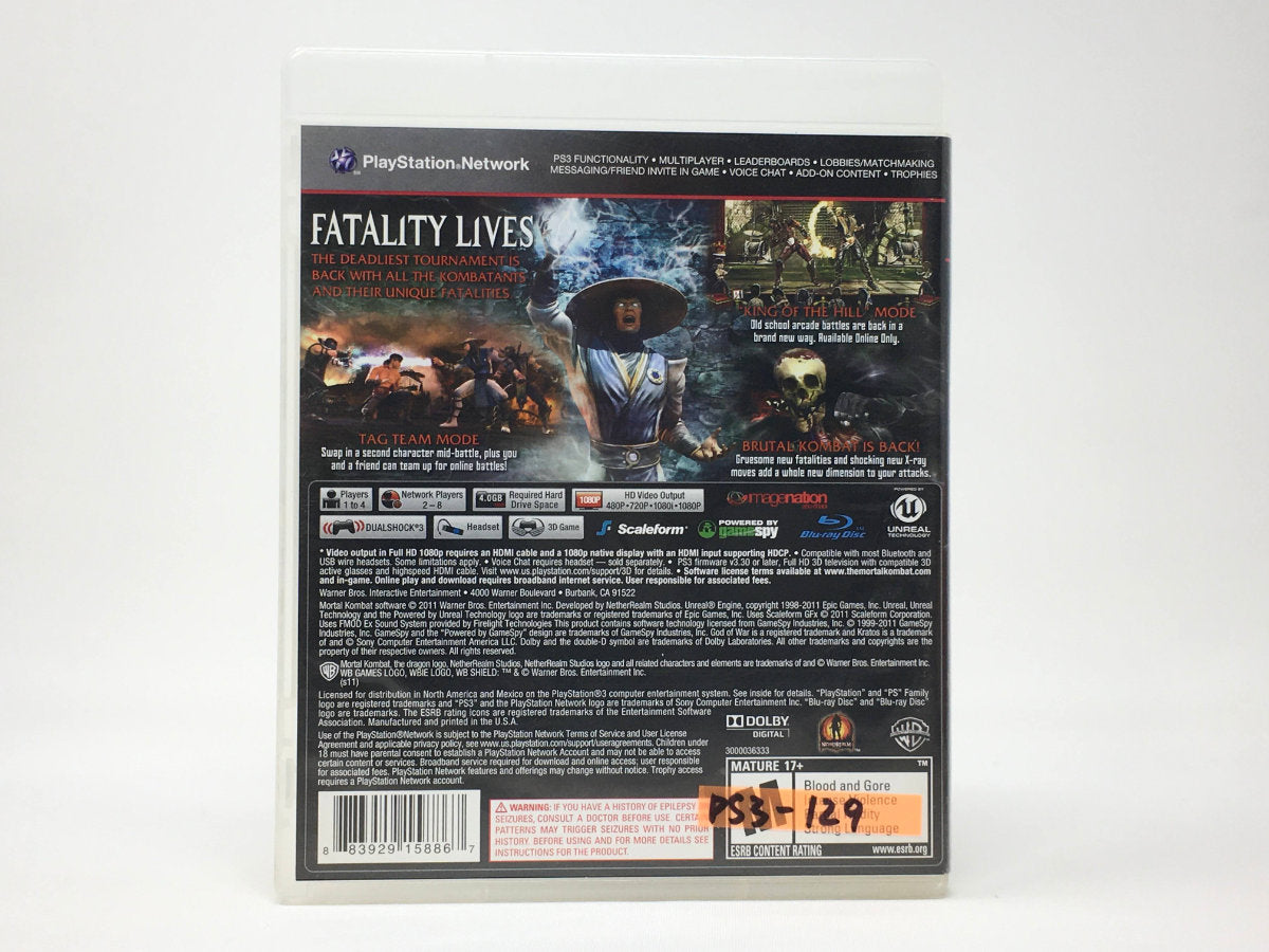 Mortal Kombat • Playstation 3