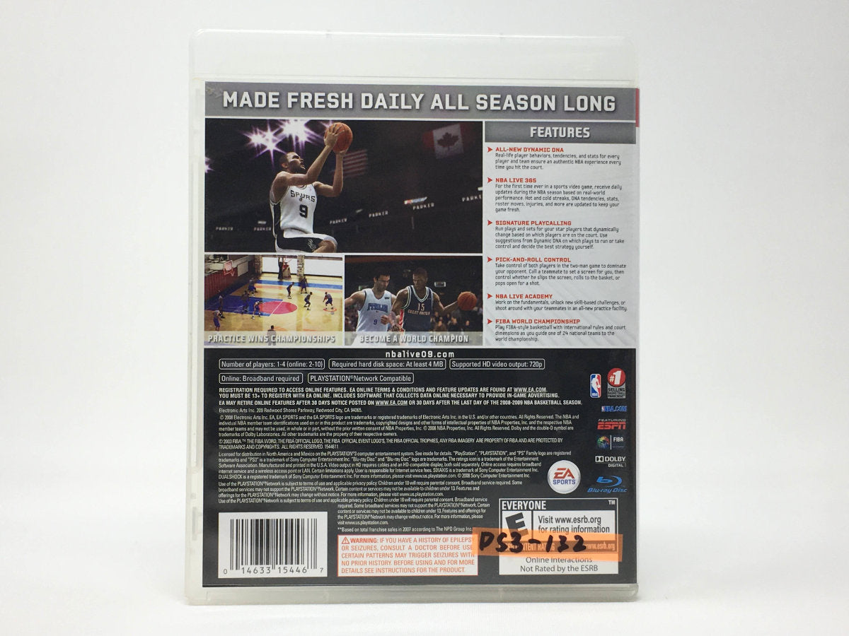 NBA Live 09 • Playstation 3