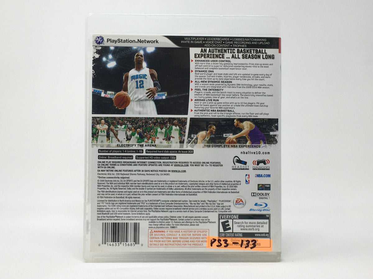 NBA Live 10 • Playstation 3