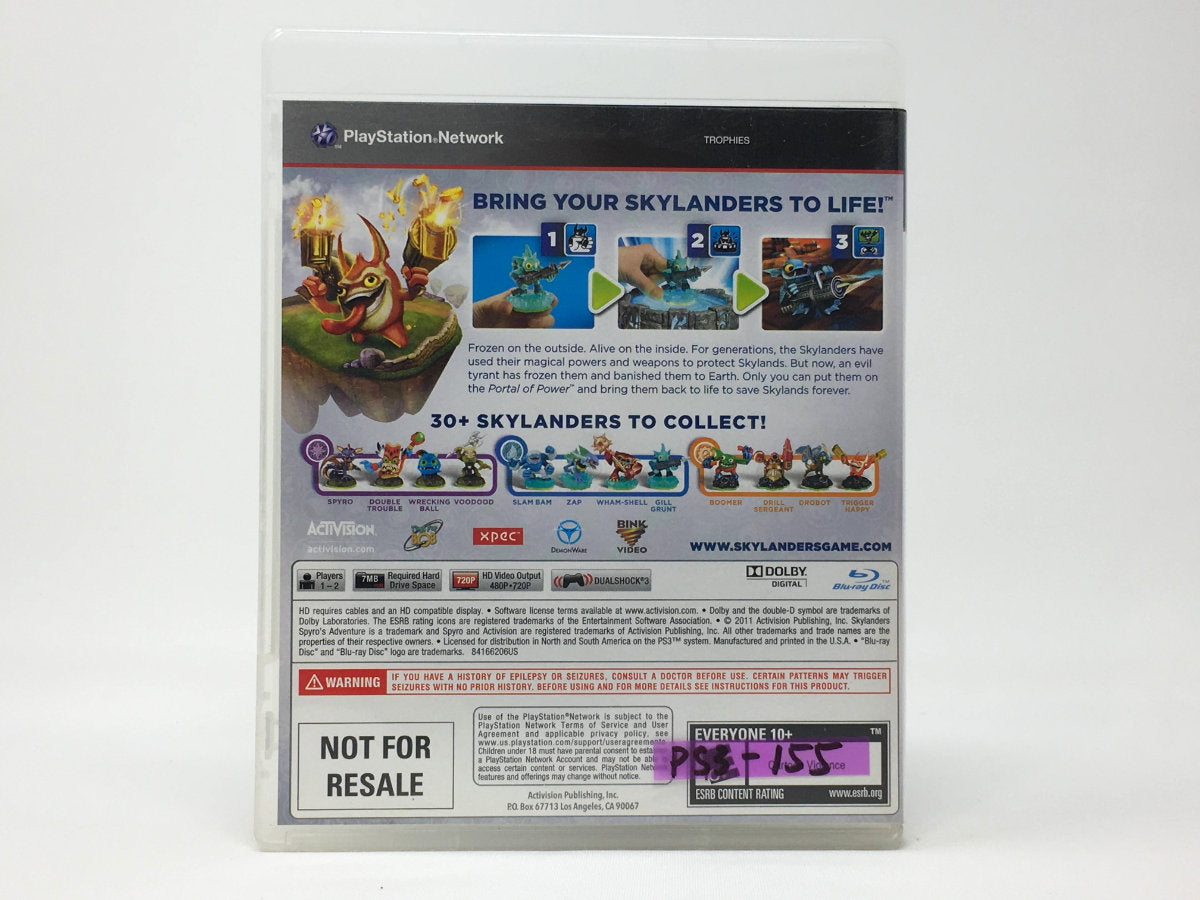 Skylanders: Spyro's Adventure • Playstation 3