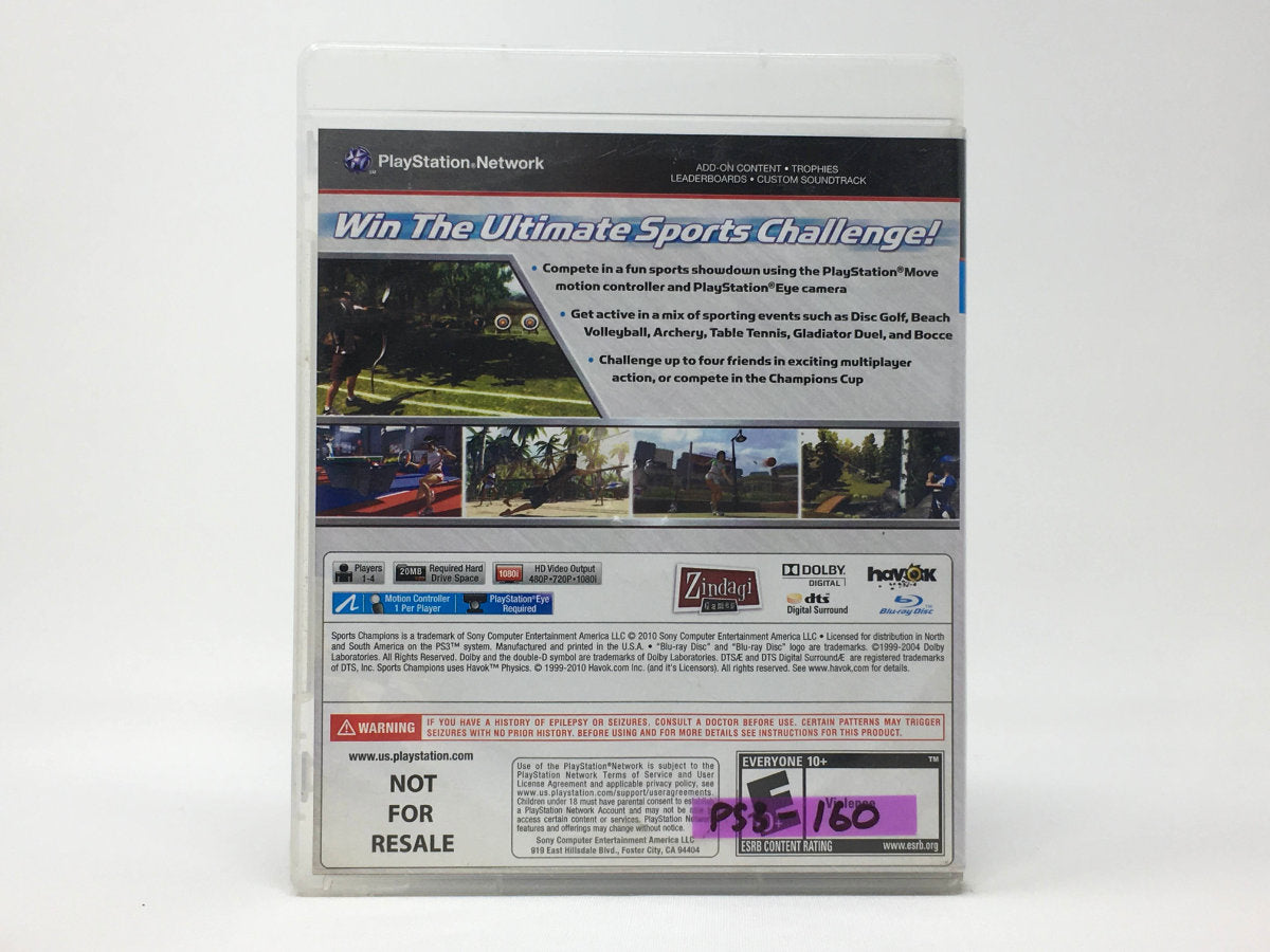 Sports Champions • Playstation 3