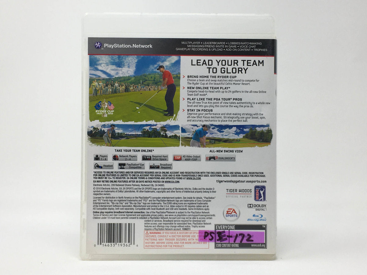 Tiger Woods PGA Tour 11 • Playstation 3