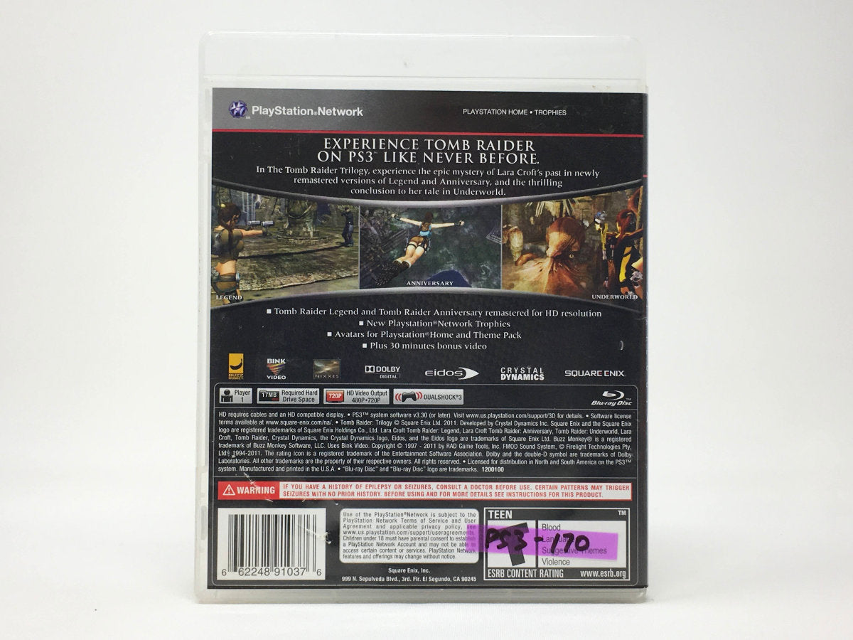 The Tomb Raider Trilogy (Lara Croft) • Playstation 3