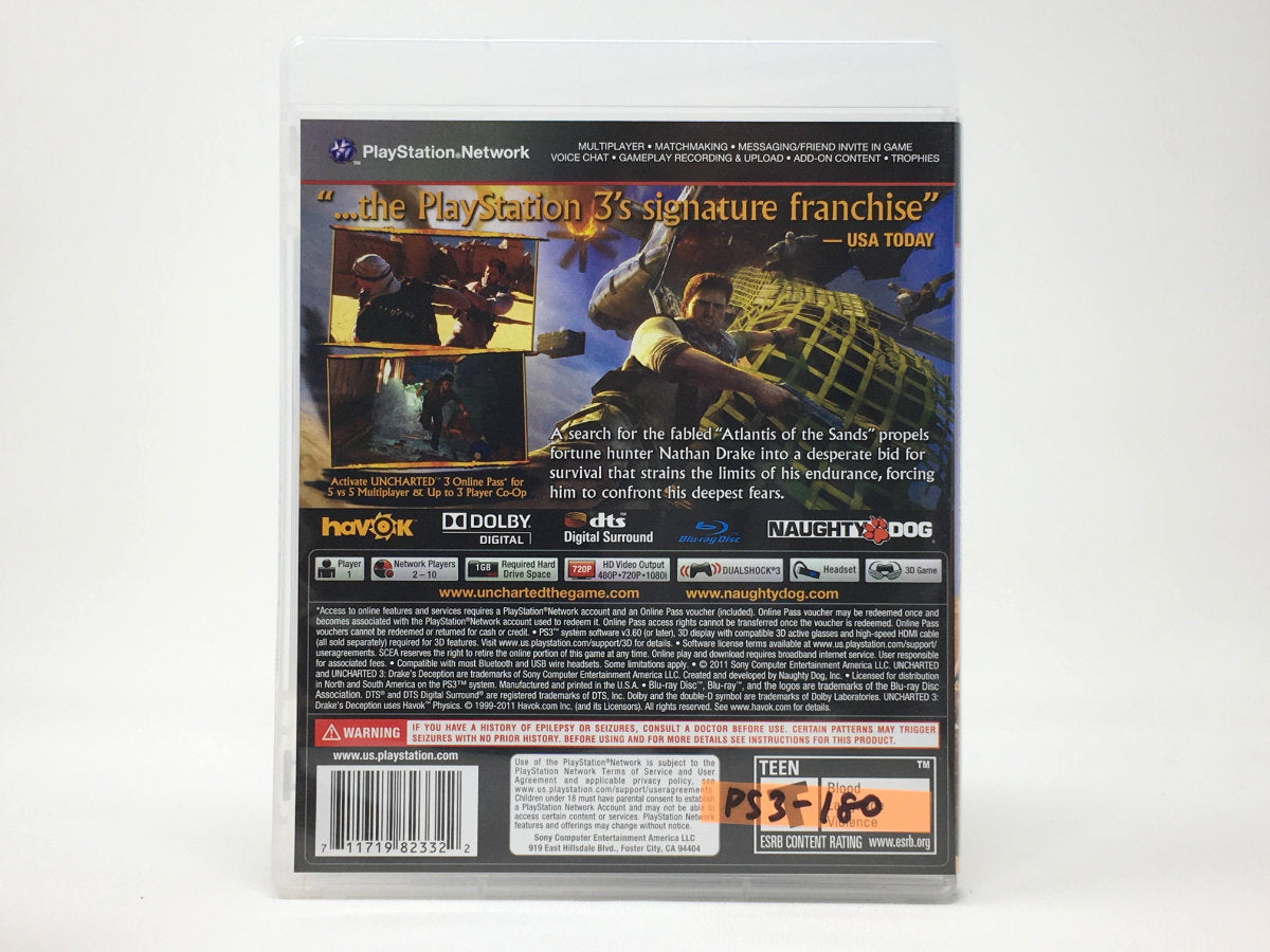 Uncharted 3: Drake's Deception • Playstation 3