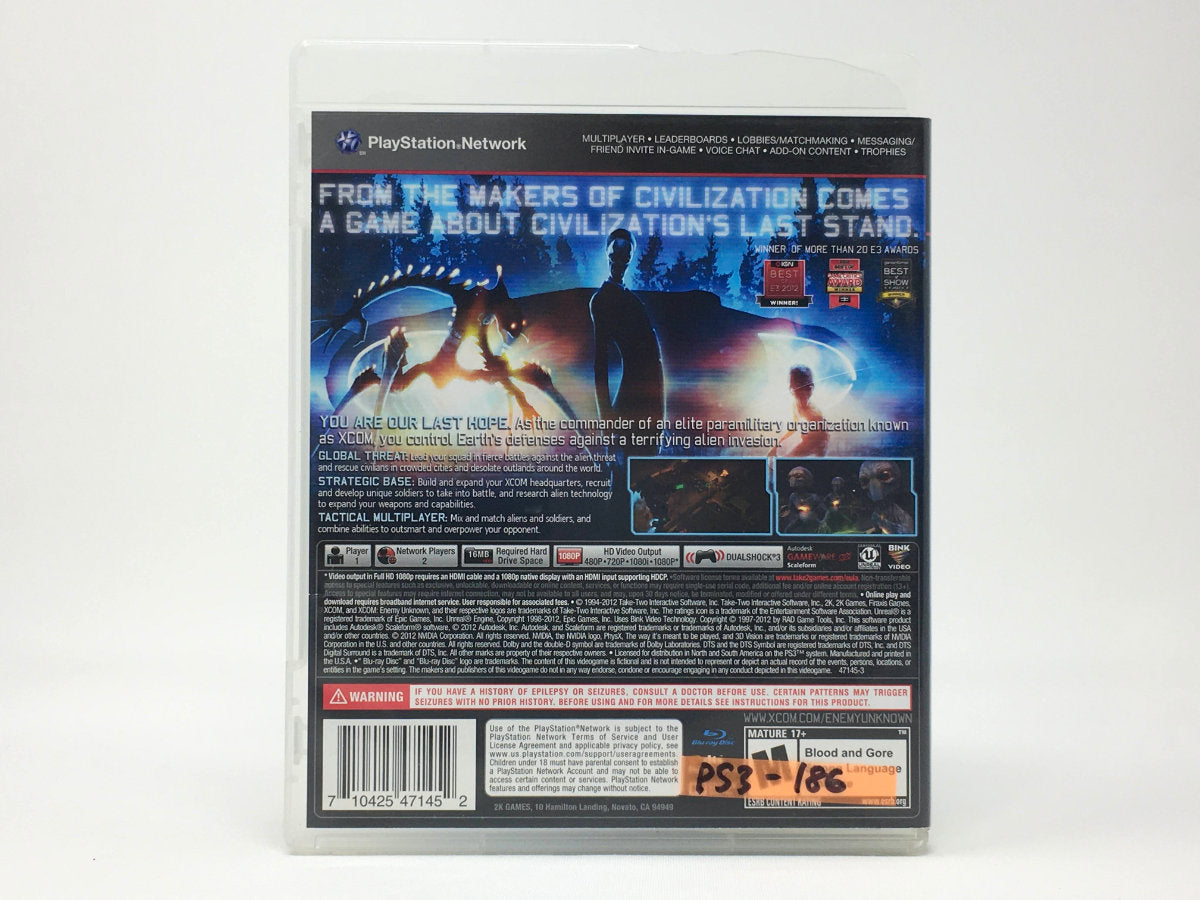 XCOM: Enemy Unknown • Playstation 3