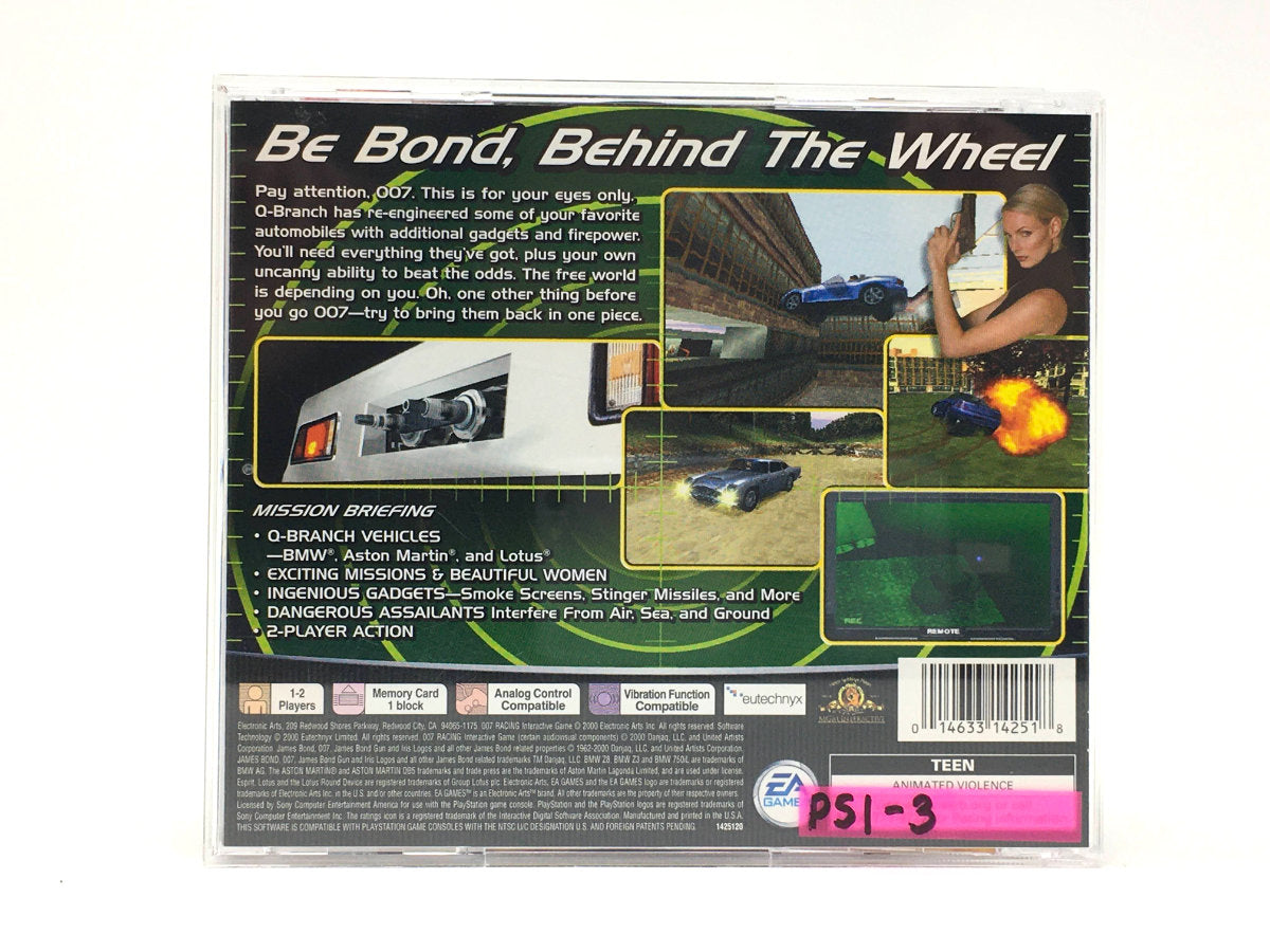 007 Racing (James Bond) • Playstation 1