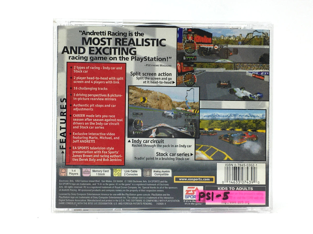 Andretti Racing • Playstation 1