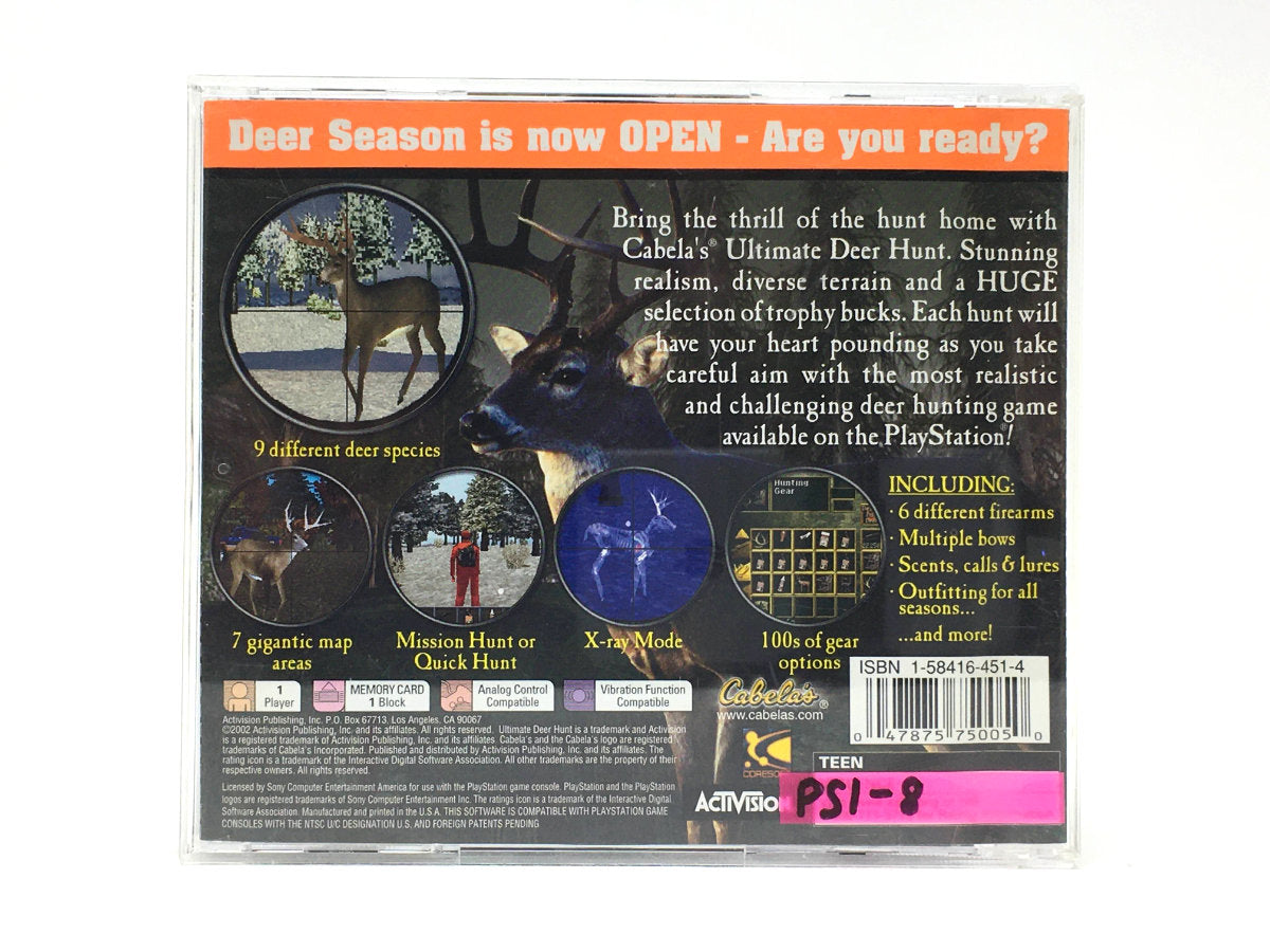 Cabela's Ultimate Deer Hunt: Open Season • Playstation 1