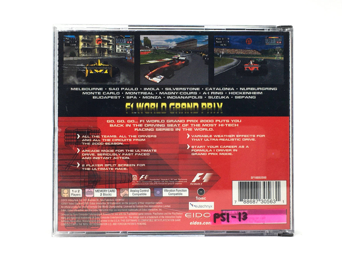 F1 World Grand Prix 2000 • Playstation 1