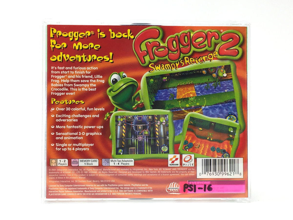 Frogger 2: Swampy's Revenge • Playstation 1