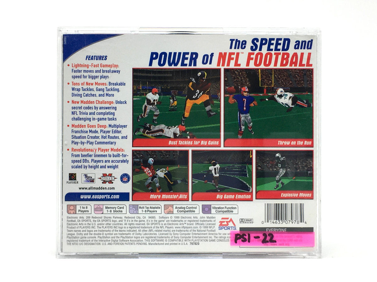 Madden NFL 2000 • Playstation 1