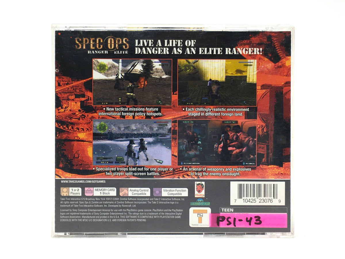 Spec Ops: Ranger Elite • Playstation 1