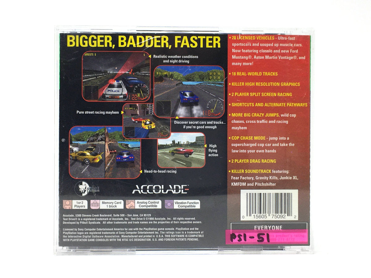 Test Drive 5 • Playstation 1