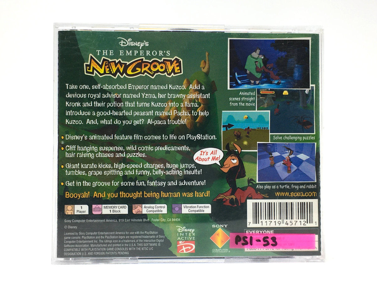 Disney's The Emperor's New Groove • Playstation 1
