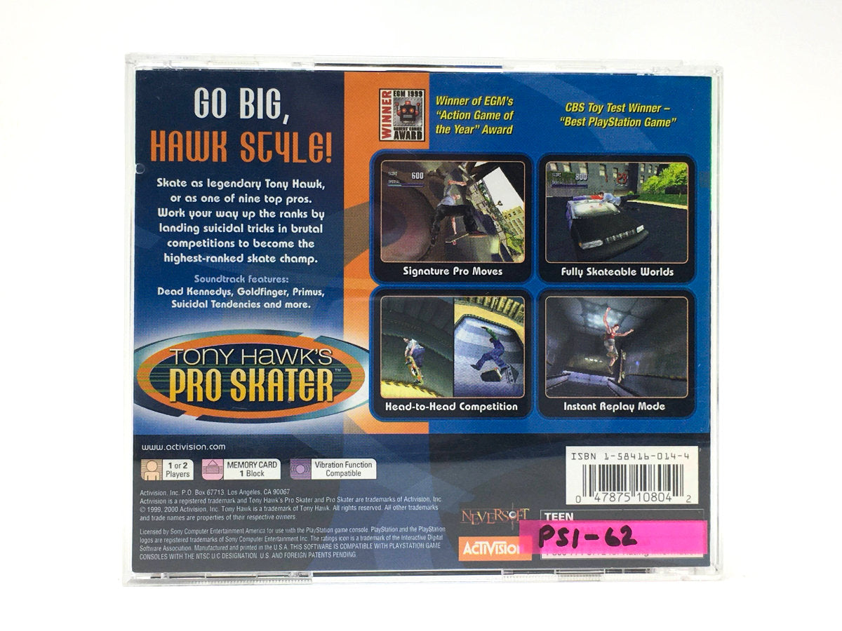 Tony Hawk's Pro Skater • Playstation 1