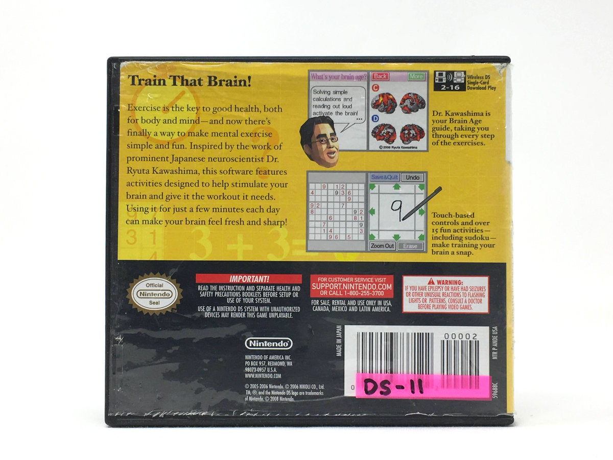 Brain Age • Nintendo DS