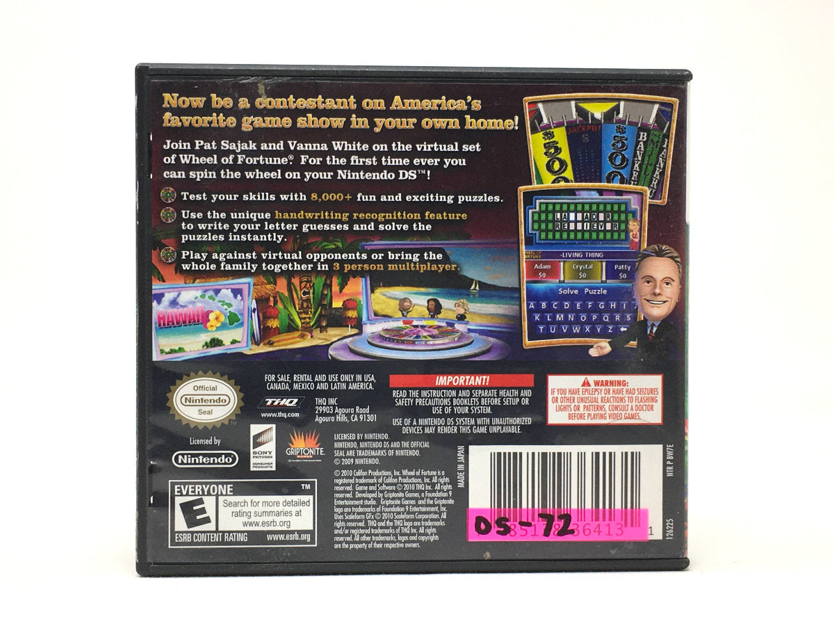 Wheel of Fortune • Nintendo DS