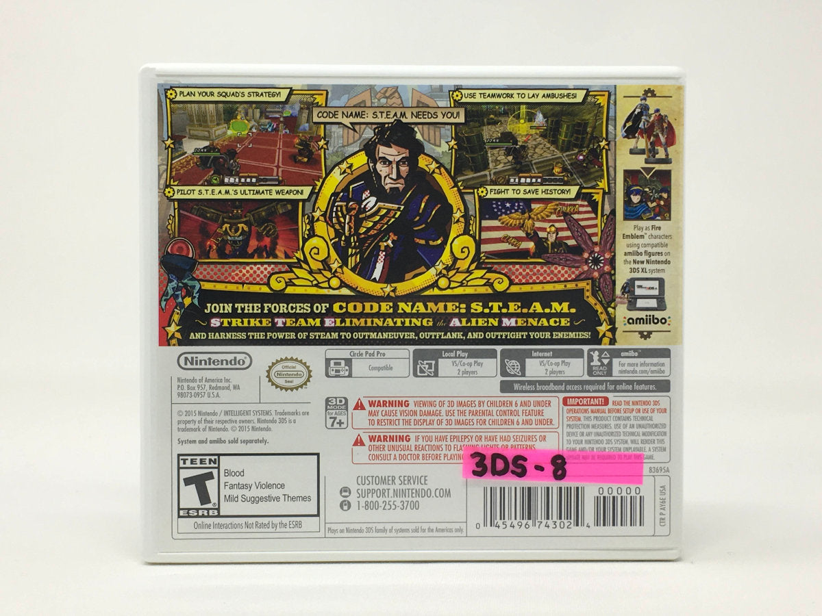 Code Name: S.T.E.A.M. • Nintendo 3DS