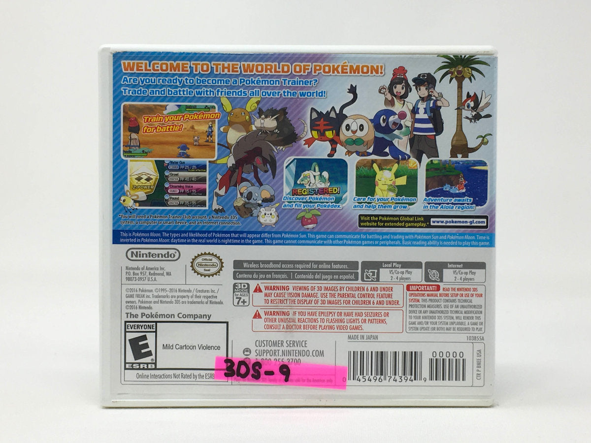 Pokémon Moon • Nintendo 3DS