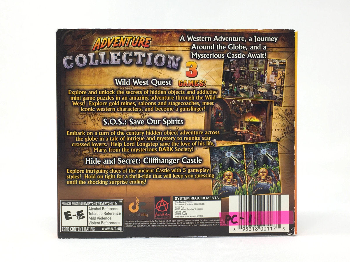 Adventure Collection: Wild West Quest / SOS / Cliffhanger Castle *3 Games in 1* • PC (Windows)