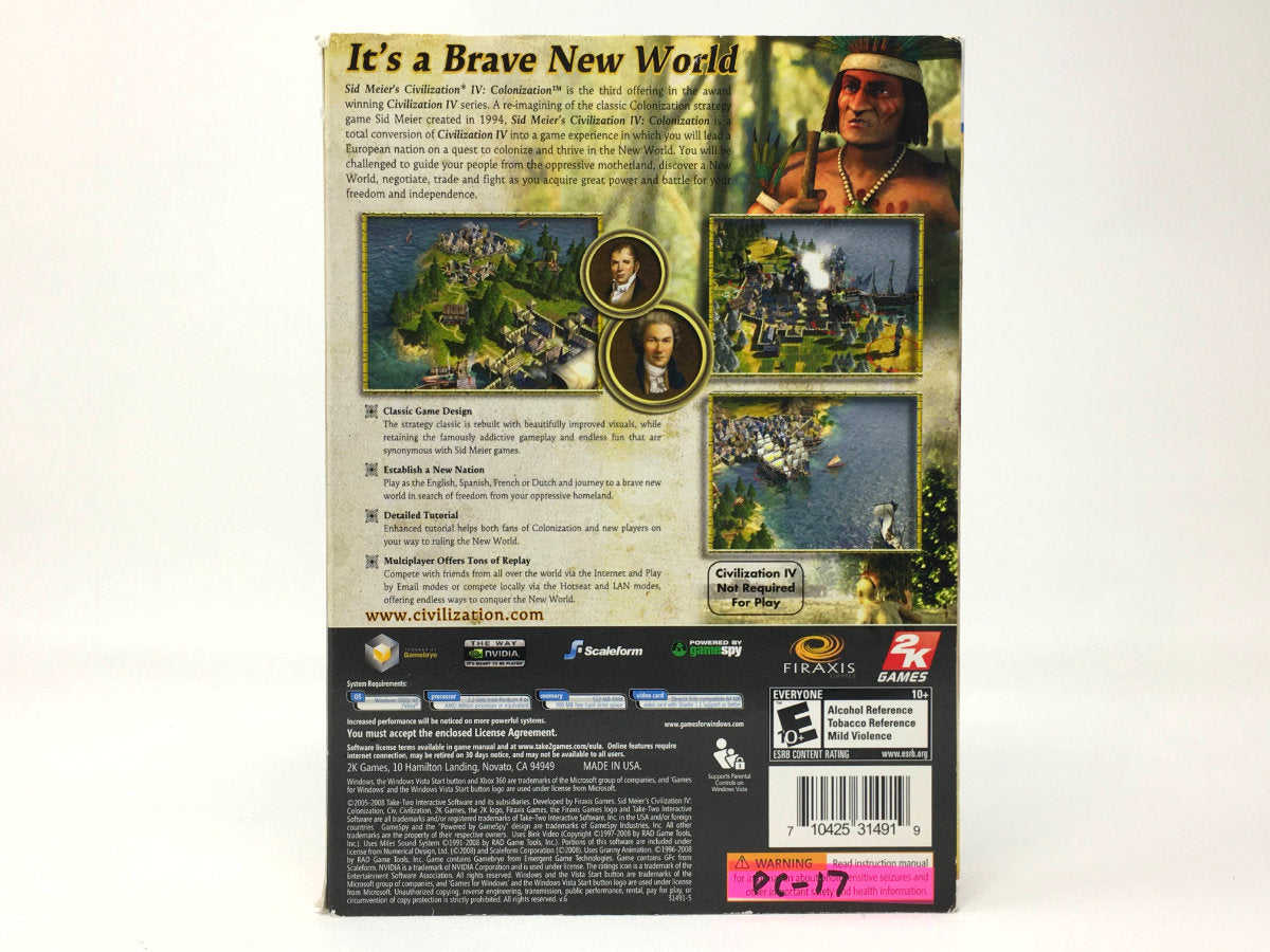 Sid Meier's Civilization IV: Colonization • PC (Windows)