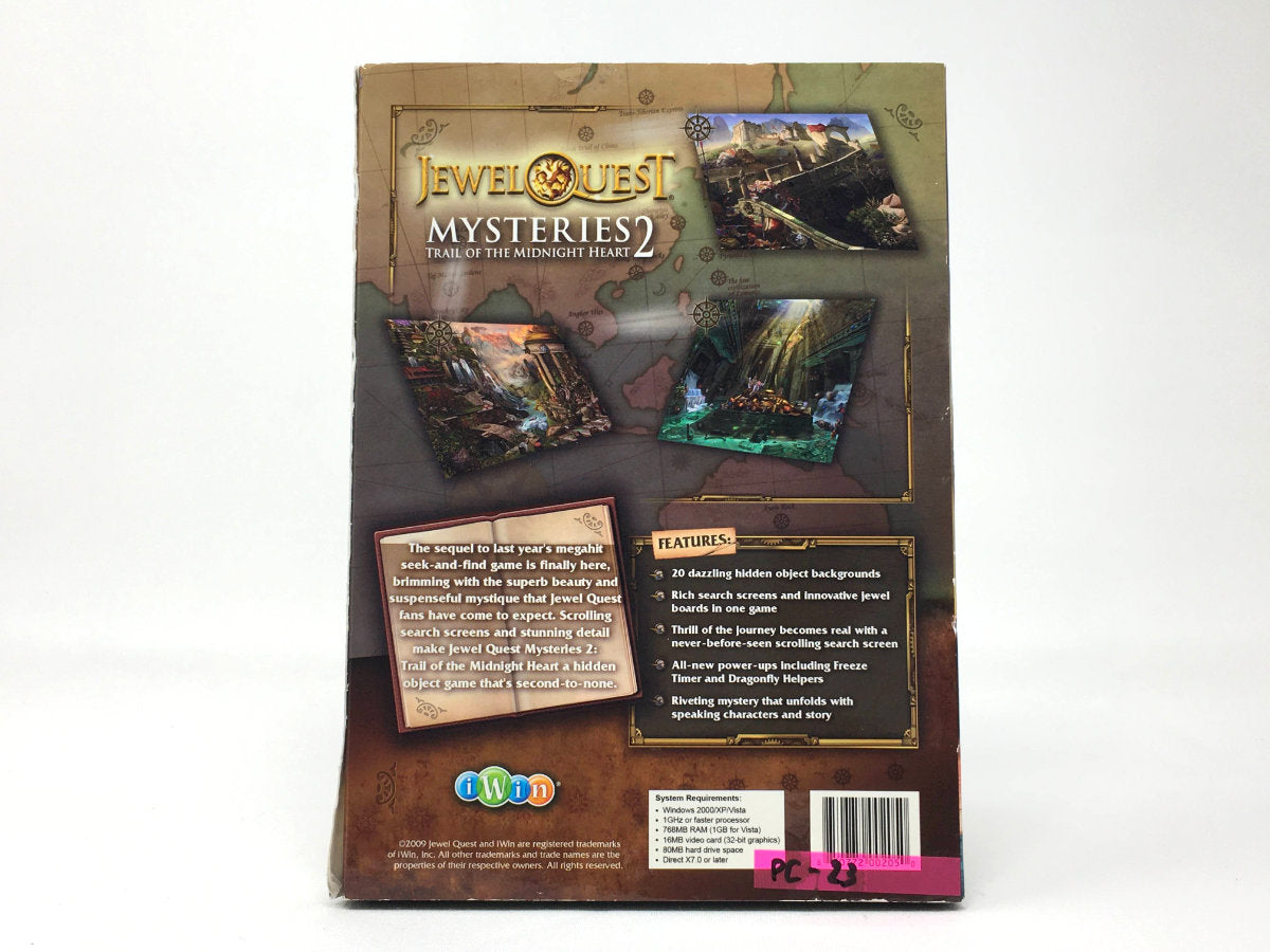 Jewel Quest Mysteries 2: Trail of the Midnight Heart • PC (Windows)