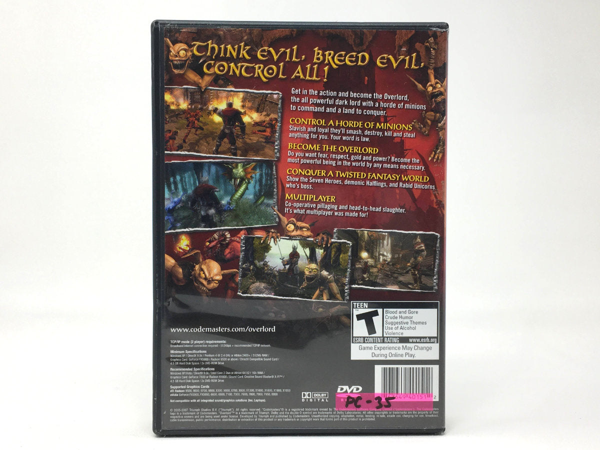 Overlord – (Big Box) • PC (Windows)