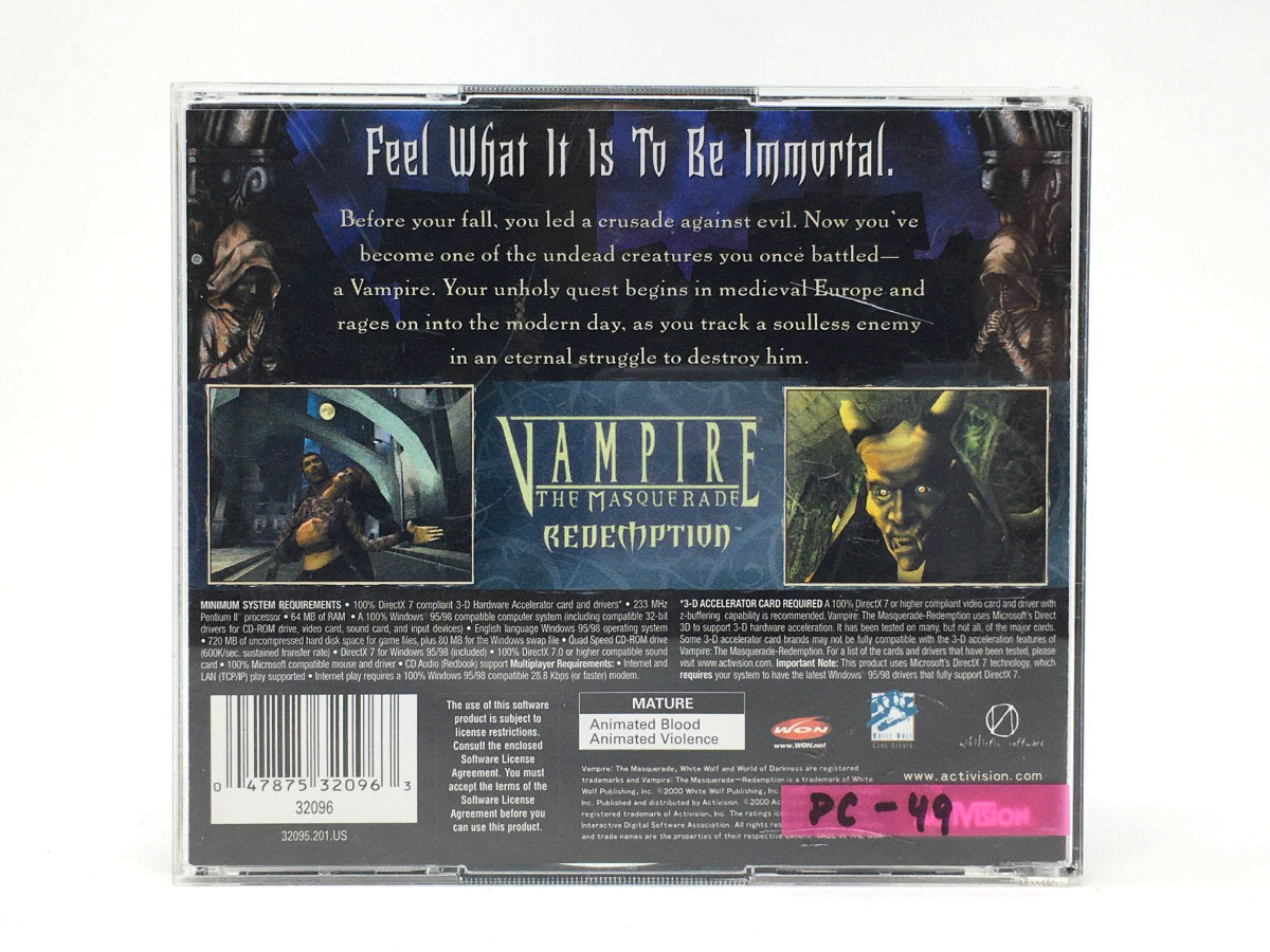 Vampire: The Masquerade – Redemption • PC (Windows)