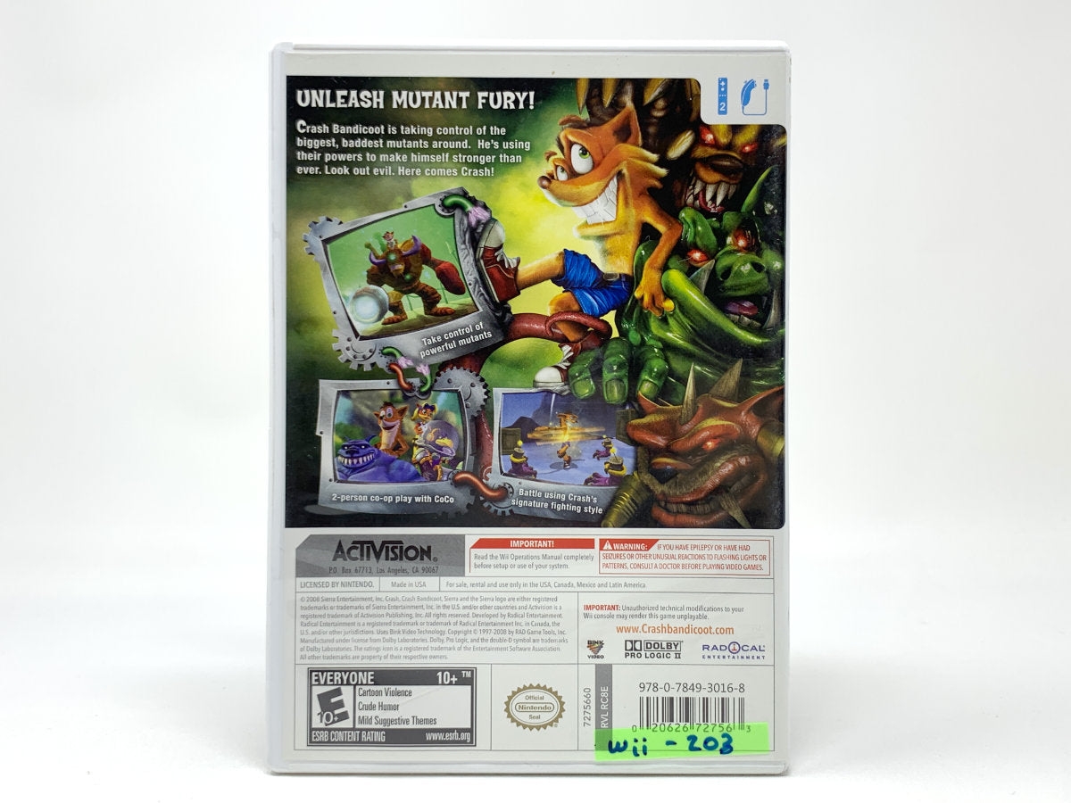 Crash Bandicoot: Mind Over Mutant • Nintendo Wii
