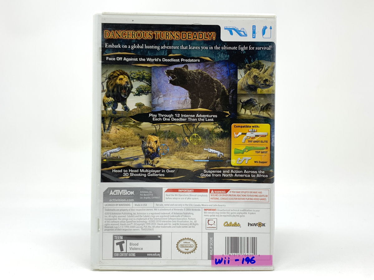 Cabela's Dangerous Hunts 2011 • Nintendo Wii