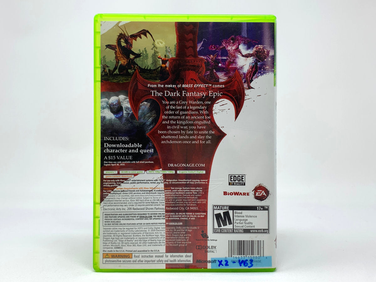 Dragon Age: Origins • Xbox 360