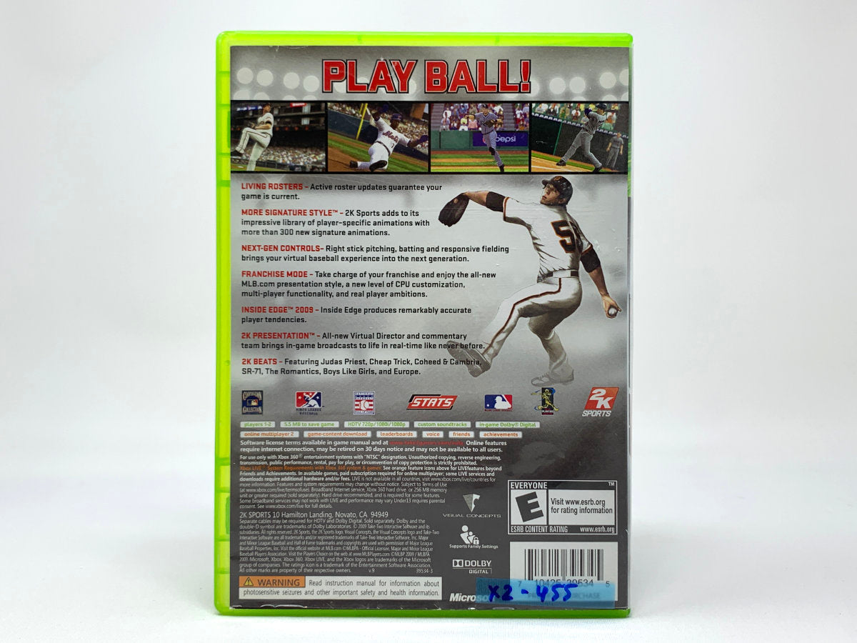 Major League Baseball 2K9 • Xbox 360