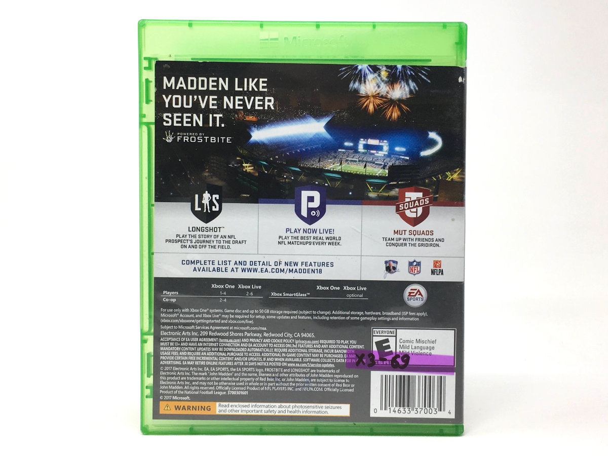 Madden NFL 18 • Xbox One