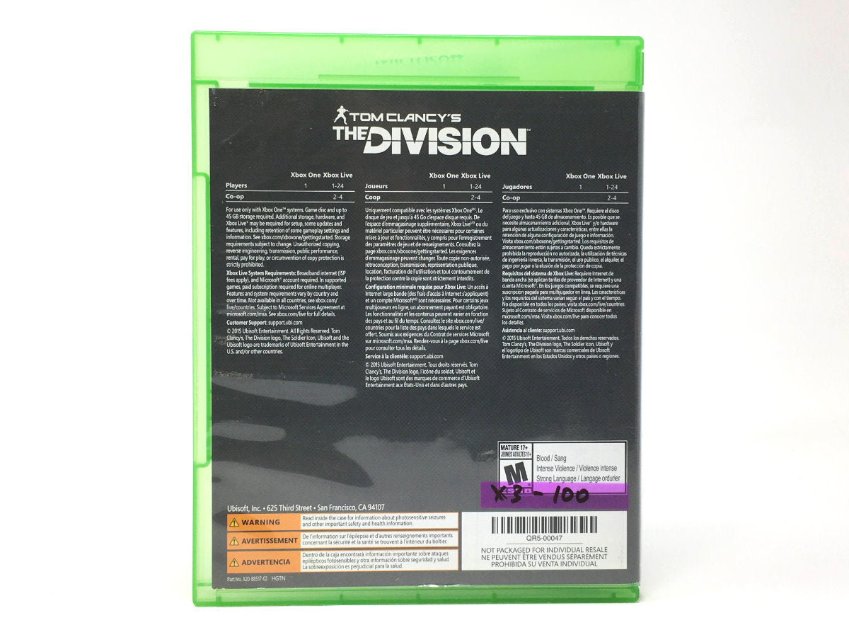 Tom Clancy's The Division • Xbox One