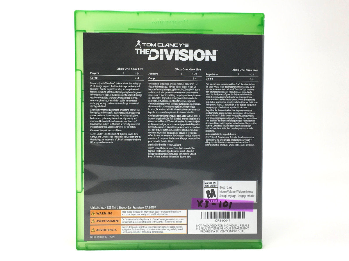 Tom Clancy's The Division • Xbox One